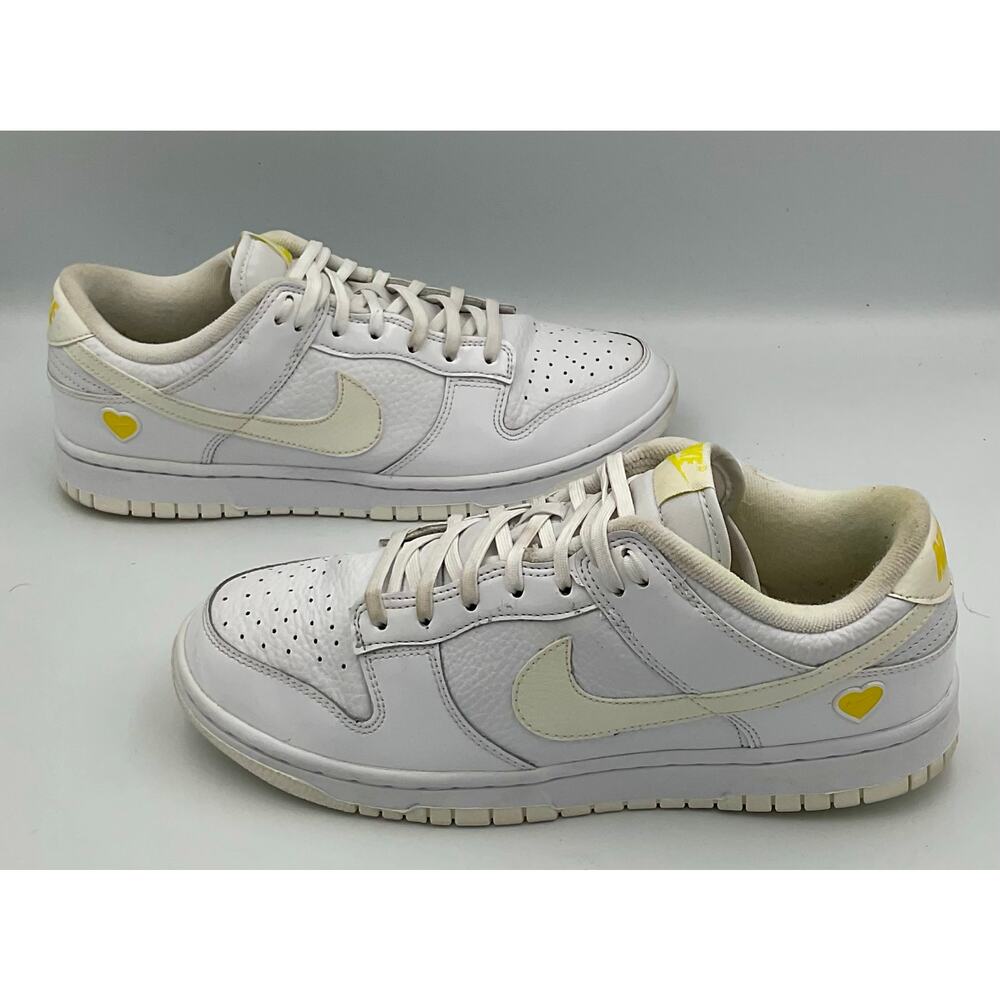 Nike Dunk Low "Valentine's Day" Yellow Heart FD0803-100 Women's Sz 9 #187